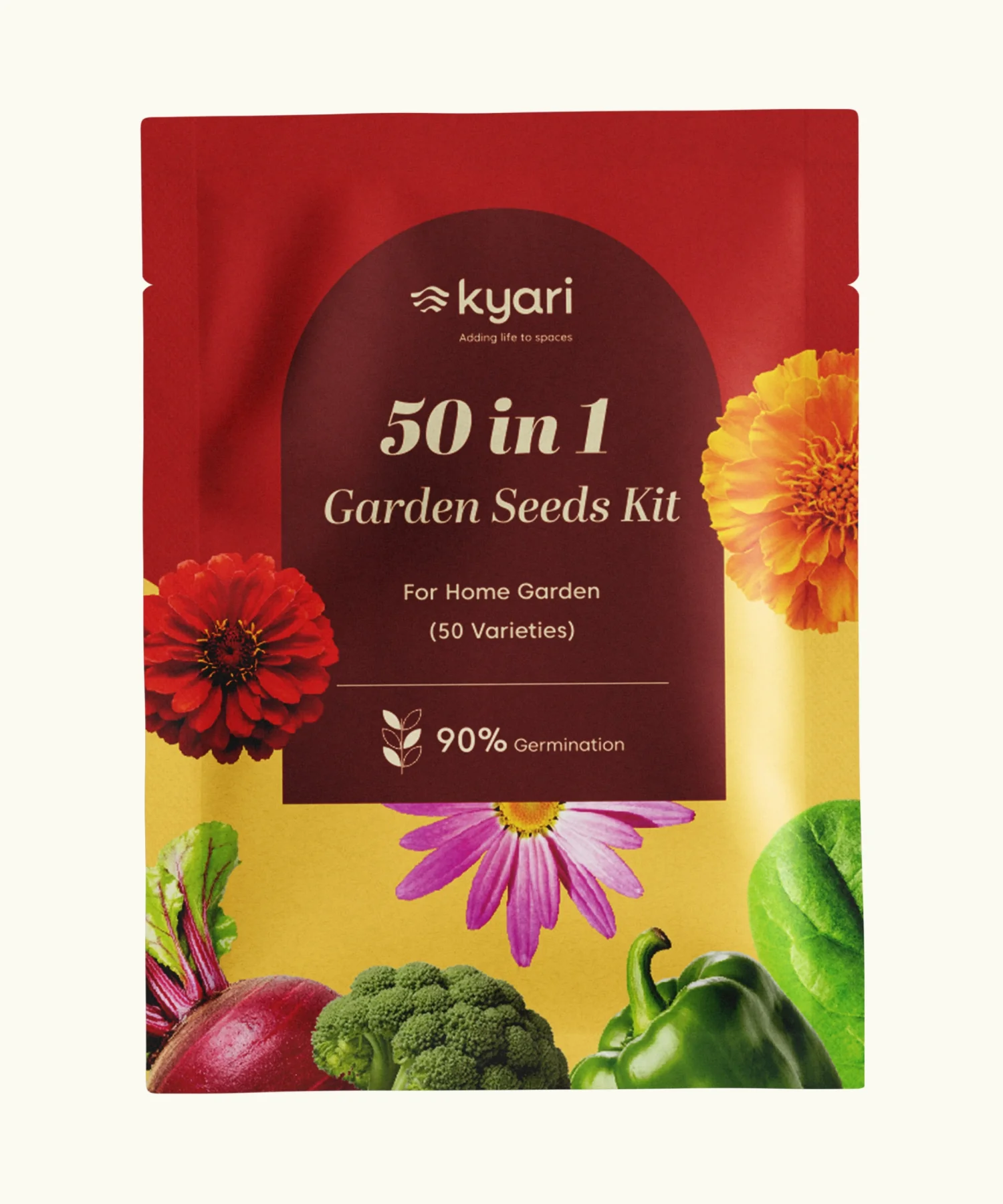 50 in 1 garden Seed Mix (Pack of 54 g)