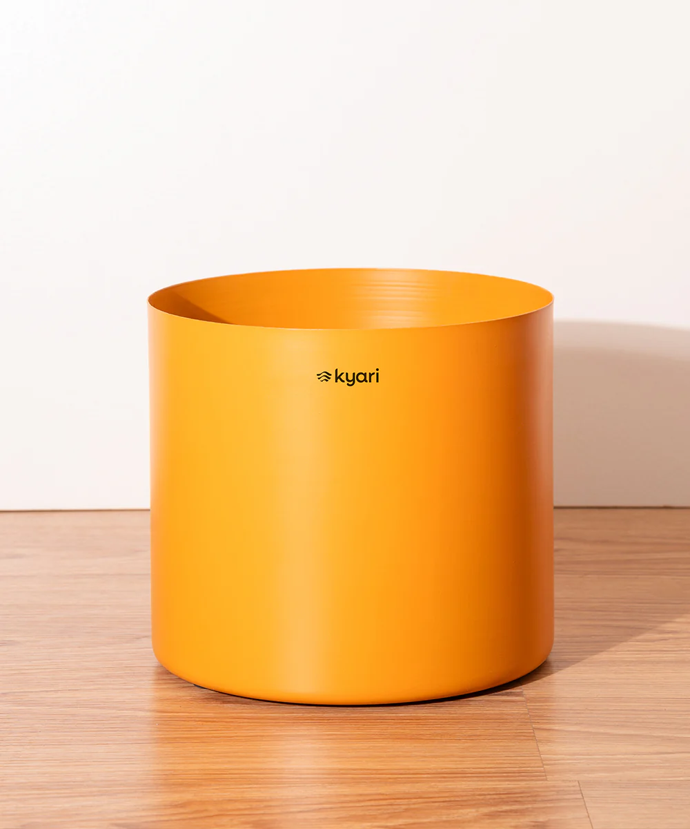 8' Inch Large Pot Orange