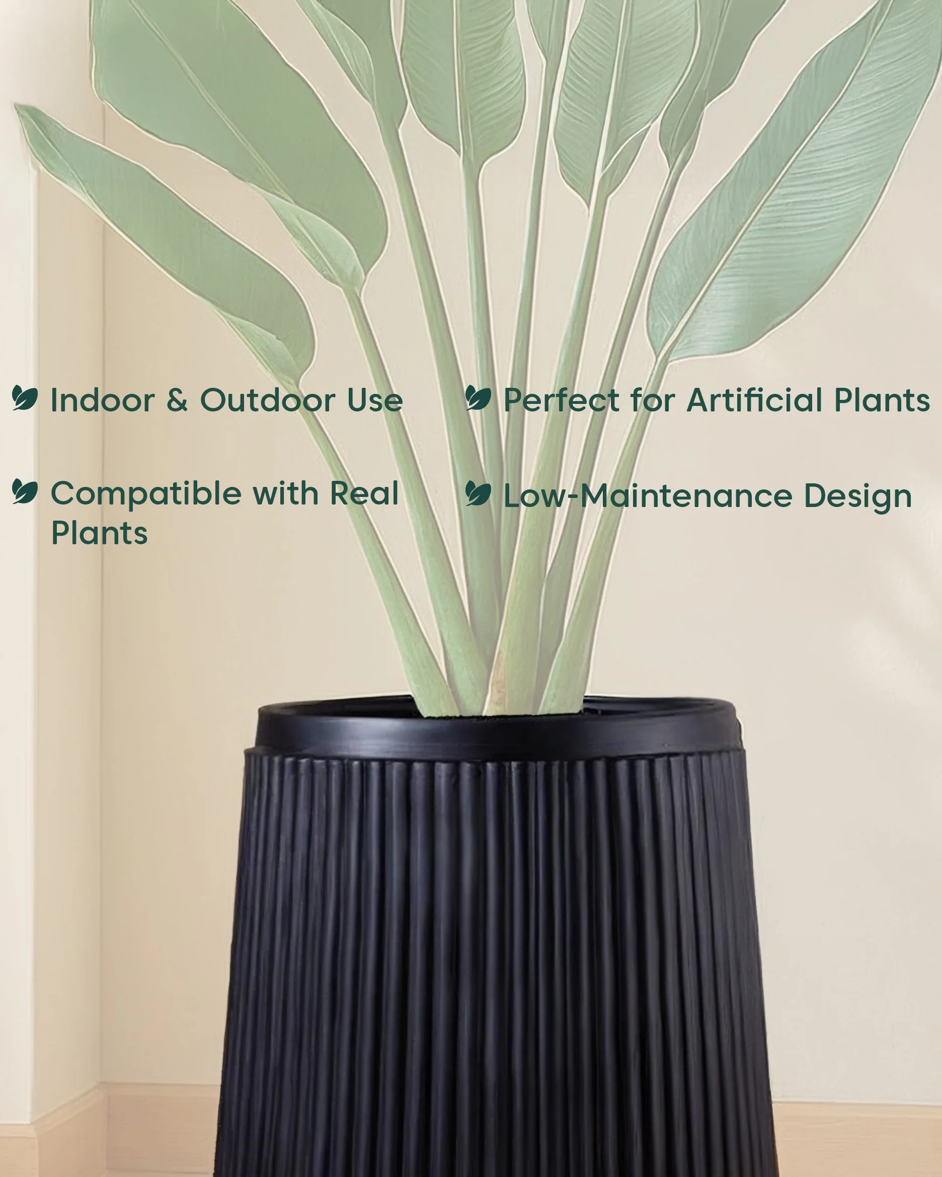 Amsterdam Muse Fiberglass Planter - Image 3