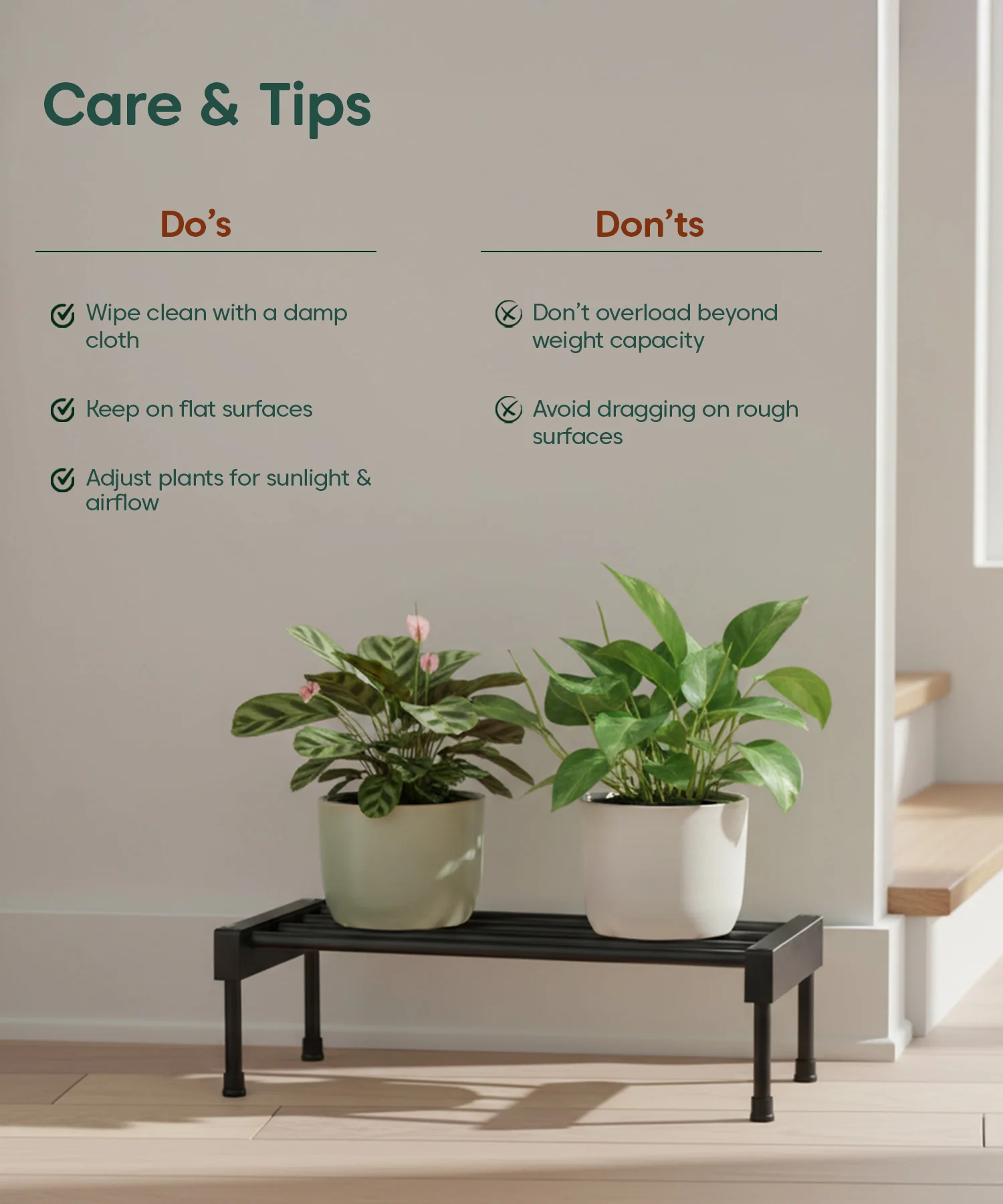 Elevate Plant Stand Duo – Pack of Two - Image 4