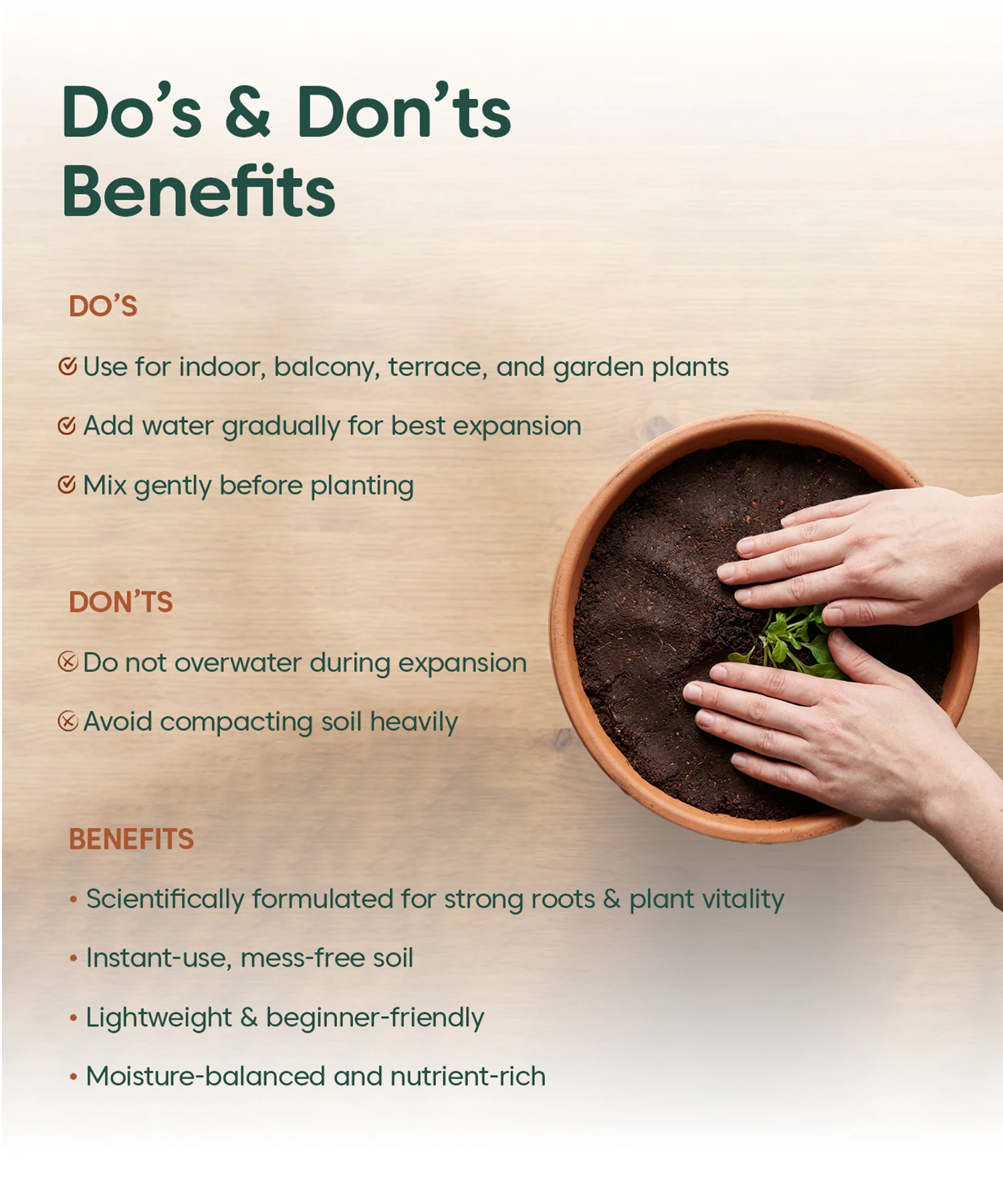 Compressed Potting Mix (115 GMS) – All-in-One Nutrient Rich Soil - Image 11