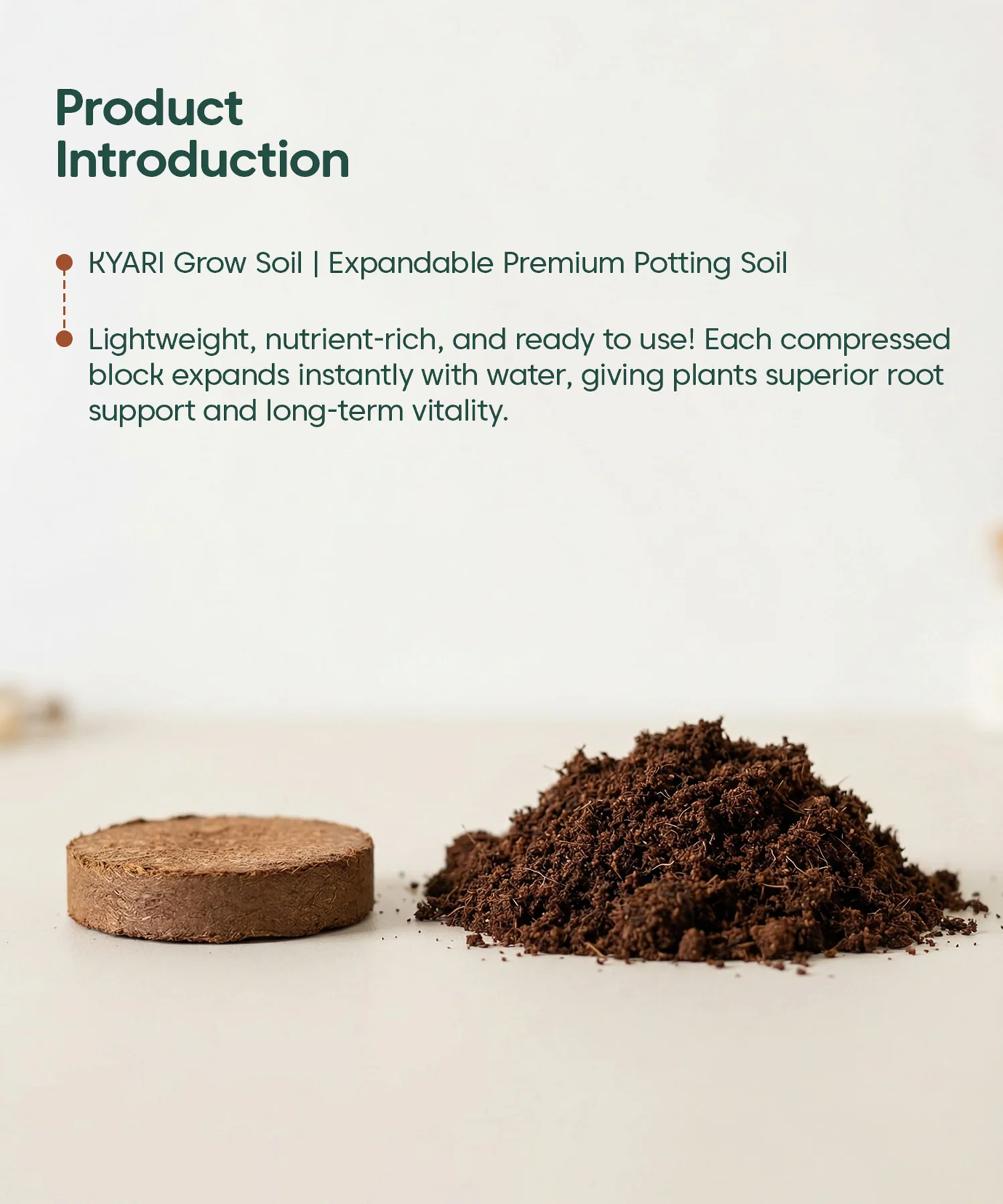Compressed Potting Mix (115 GMS) – All-in-One Nutrient Rich Soil - Image 8