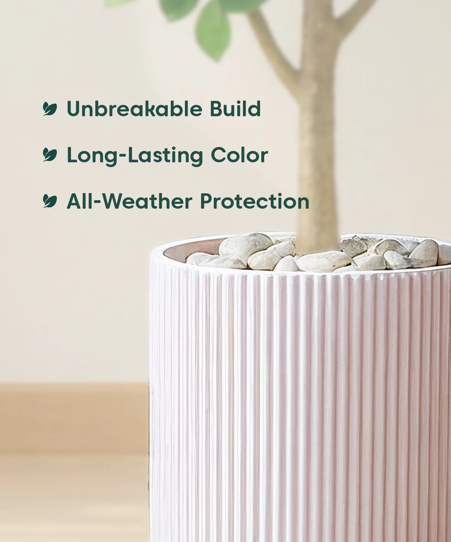 Manhattan Bloom Fiberglass Planter - Image 19