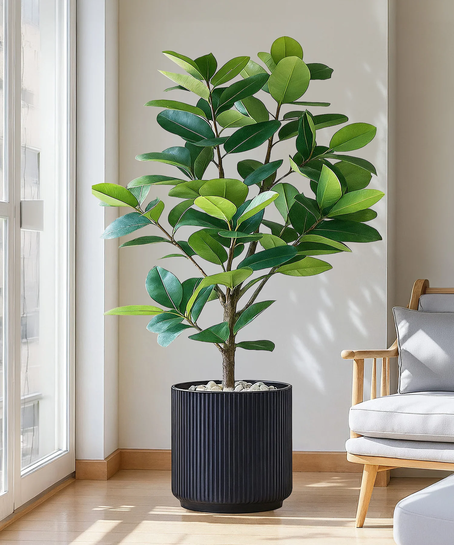 Manhattan Bloom Fiberglass Planter - Image 21