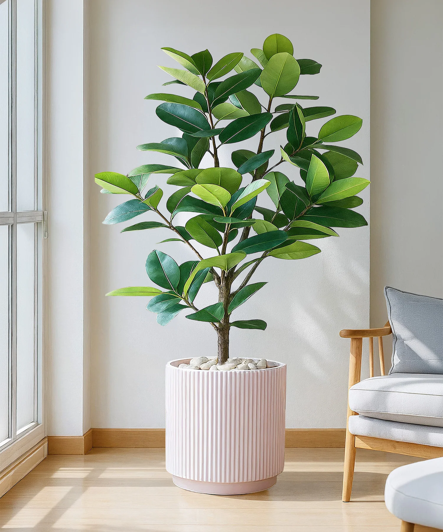 Manhattan Bloom Fiberglass Planter - Image 26