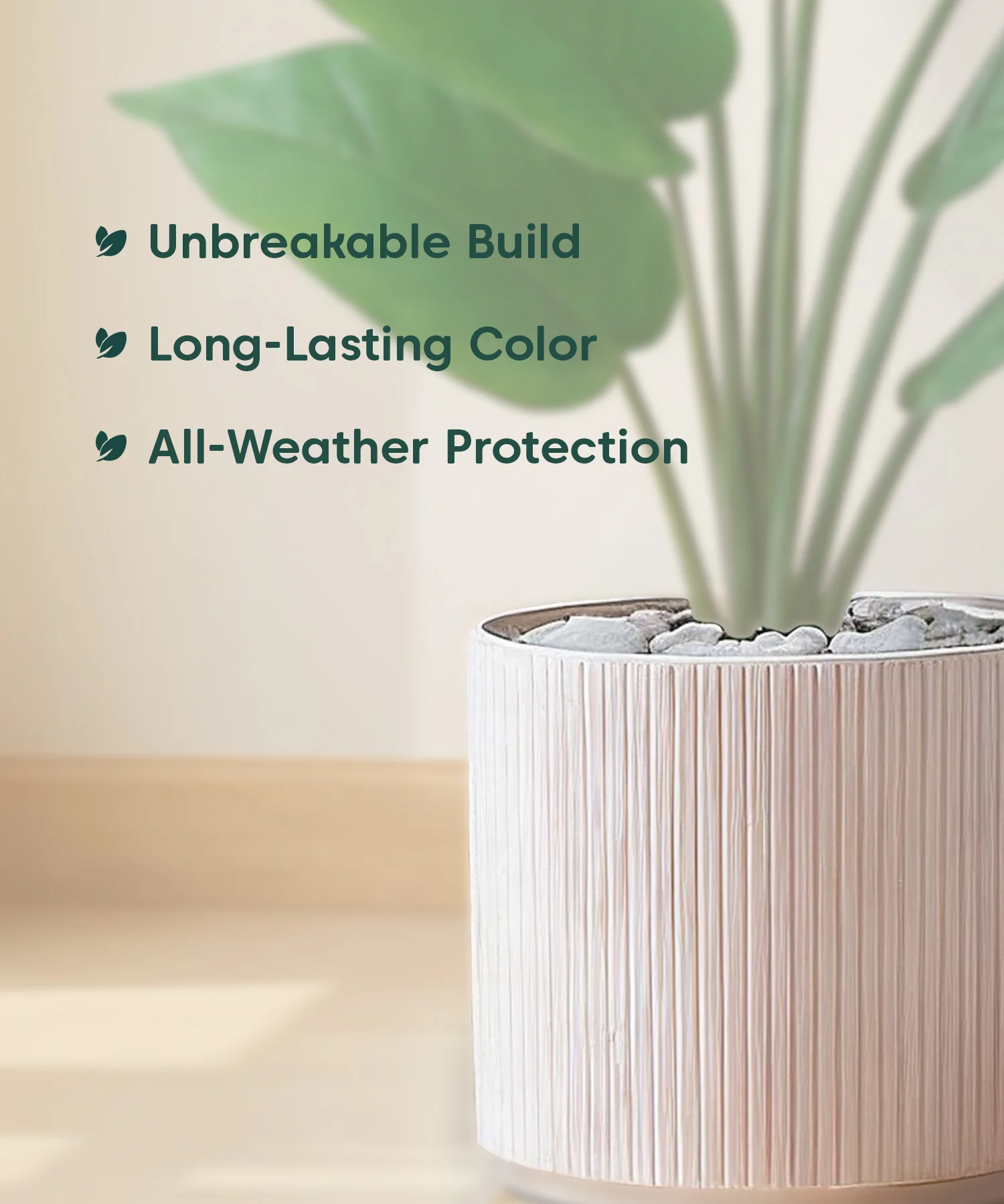 Manhattan Bloom Fiberglass Planter - Image 9