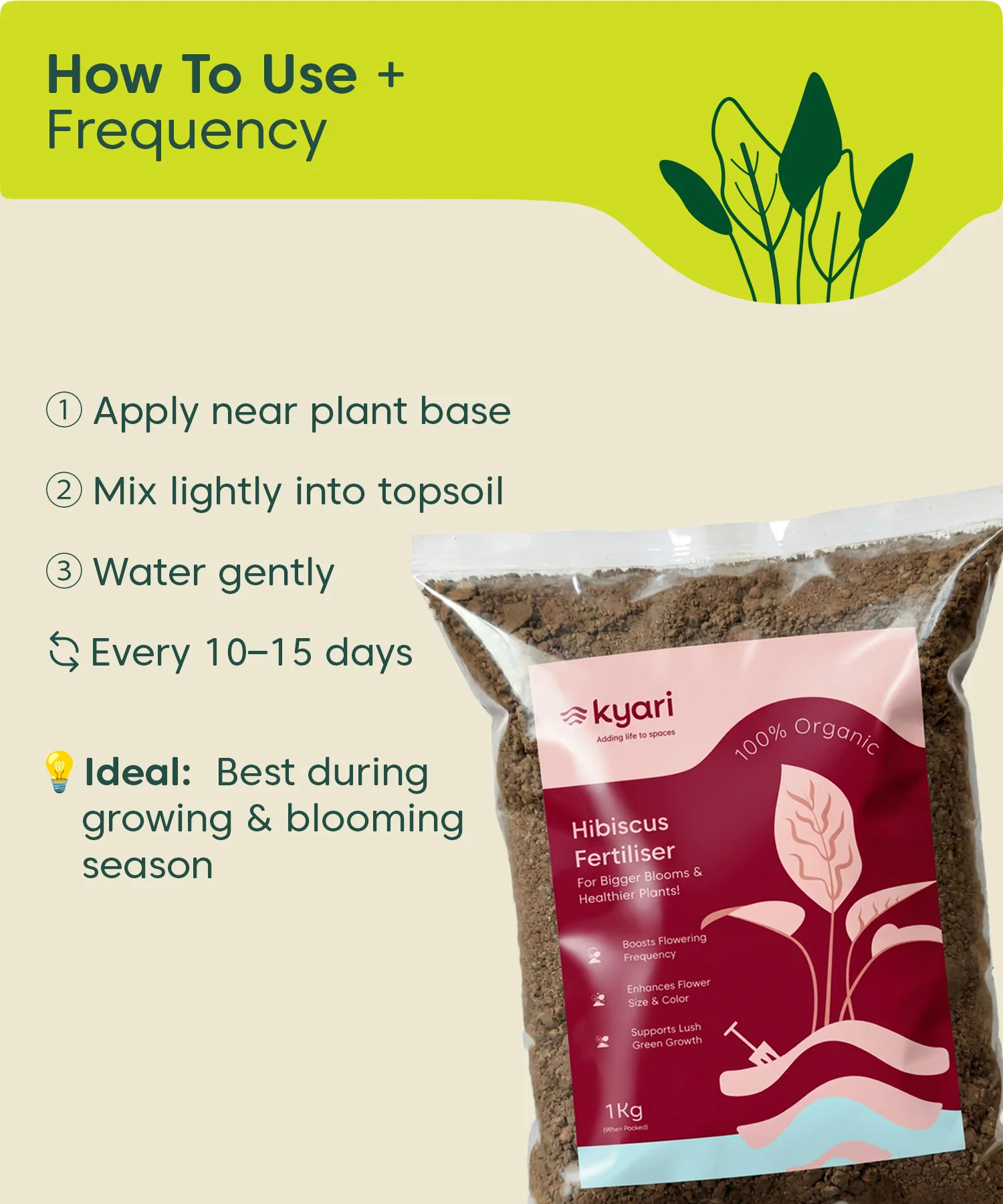 Kyari Hibiscus fertilizer 1kg - Image 7
