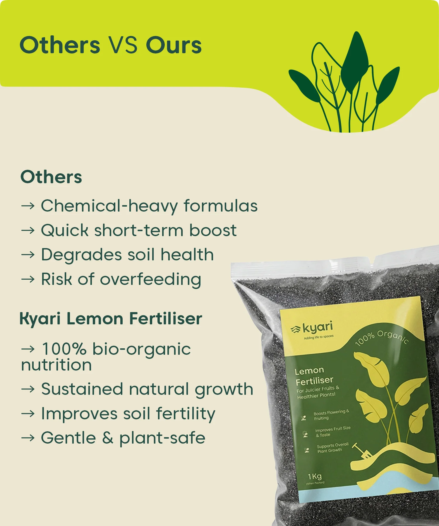 Kyari Lemon Fertiliser 1 kg - Image 4