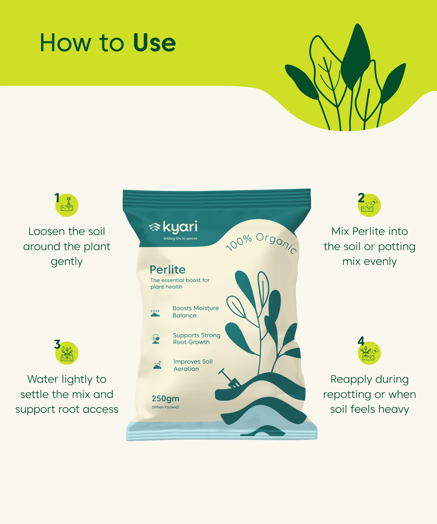Kyari Perlite 250 gm Plant Food - Image 4