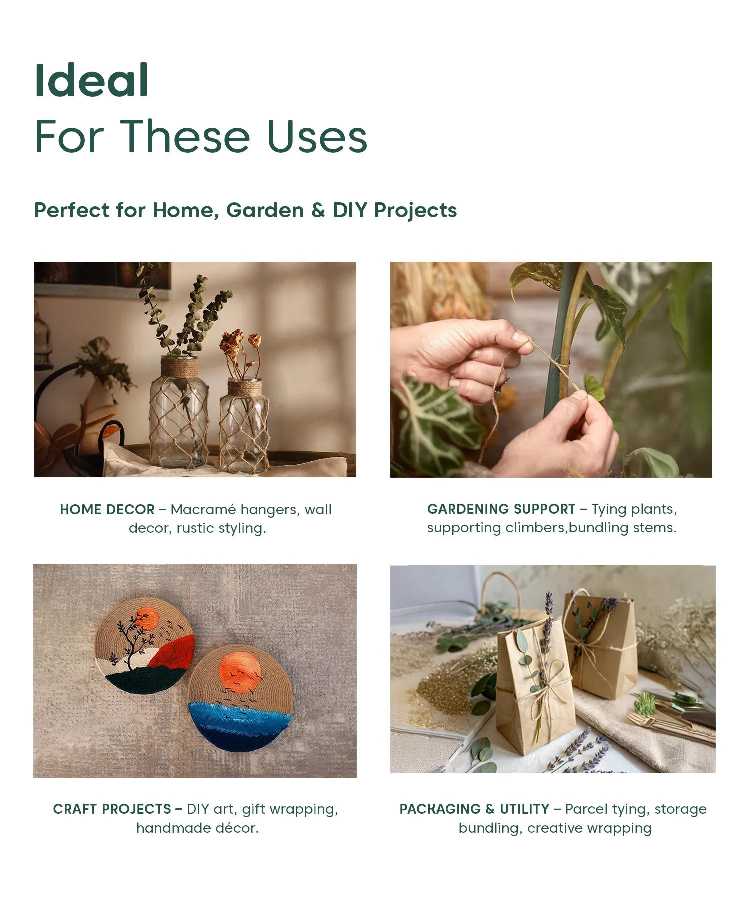 Natural Jute Decor Rope - Image 7