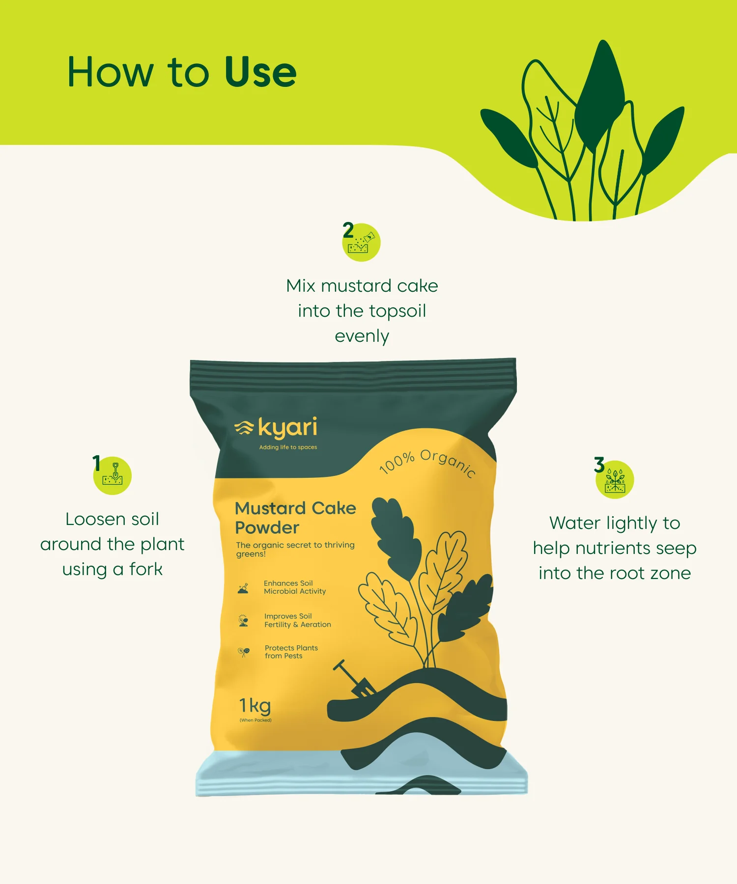 Mustard Cake Powder 1kg - Image 3