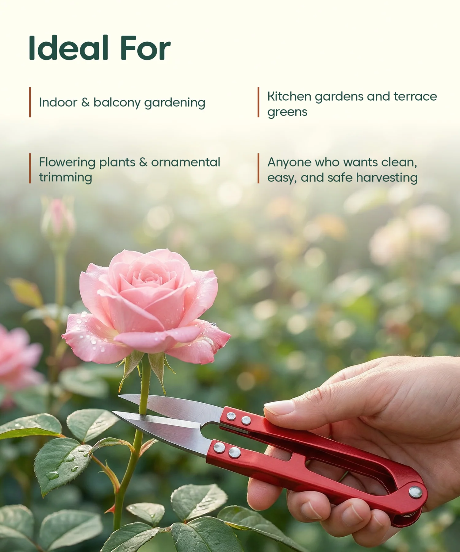 Plant Snips – Fine Precision Cutter for Plants - Thread Cutter - Image 6