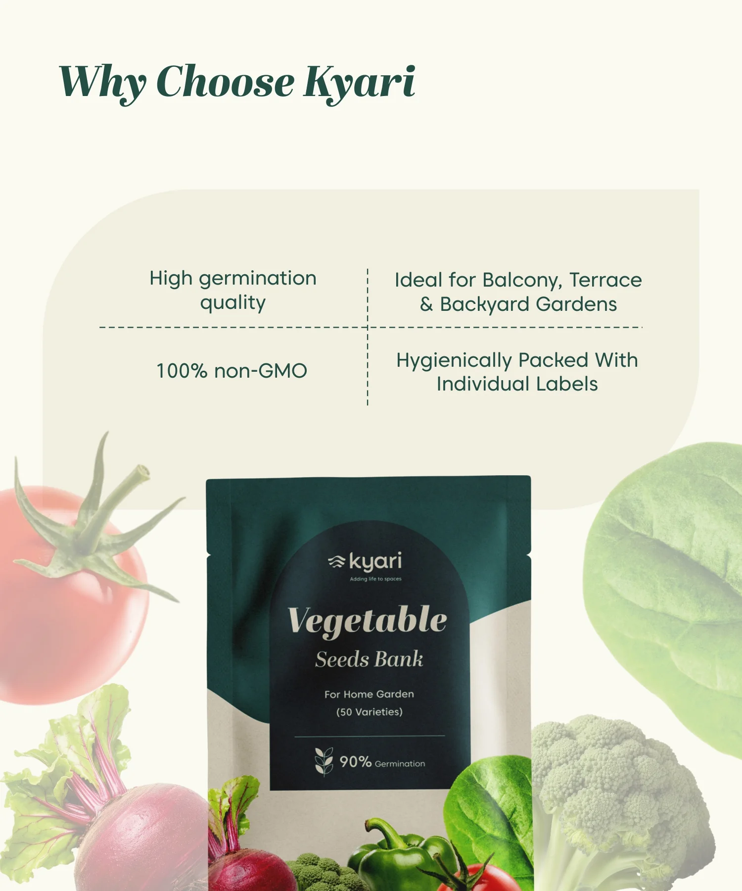 Vegetable Seed Bank (Pack of 54 g) - Image 4