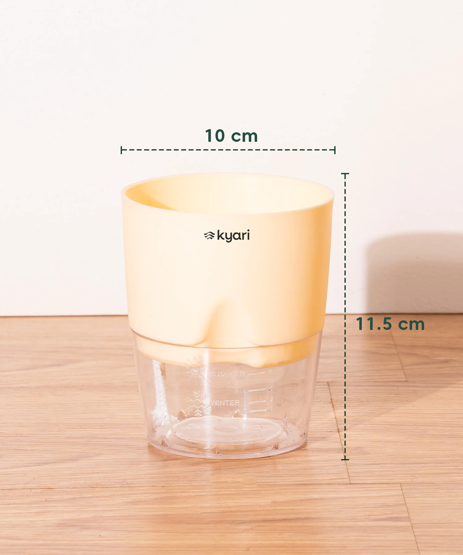 Kyari Poetic Pot Combo of 3 Cream - Image 5